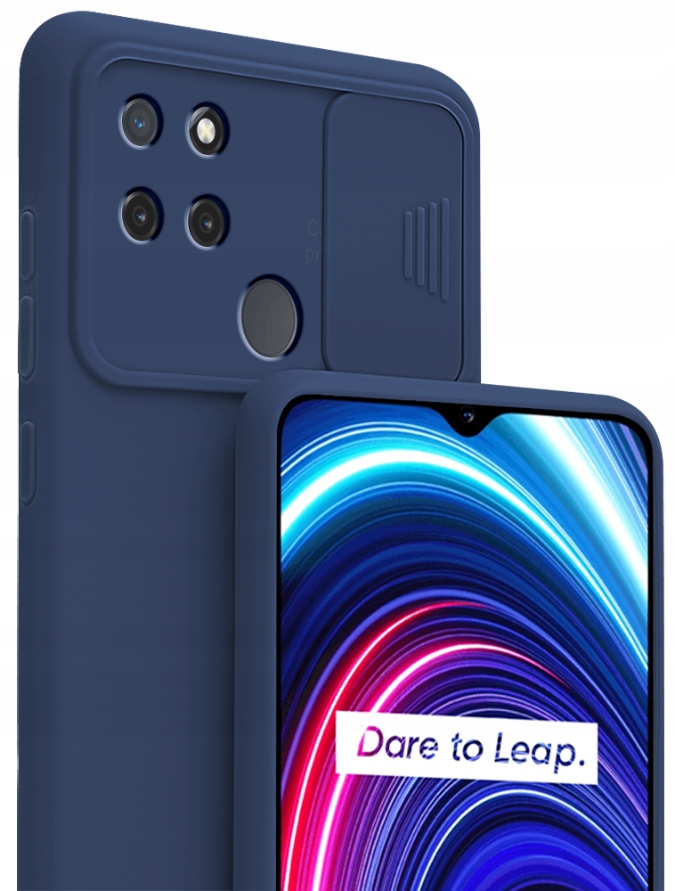 

Etui Silicone CamShield +Szkło do Realme C21Y C25Y
