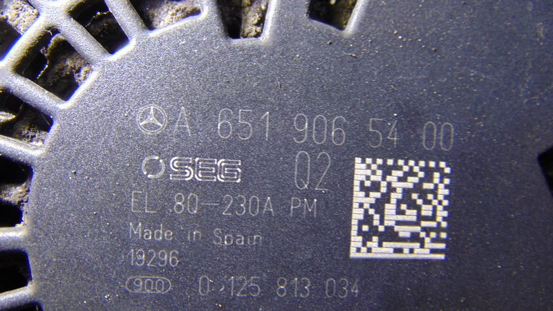 ALTERNATOR A6519065400 2.2CDI MERCEDES SPRINTER W910 910 A910 907 A907 W907
