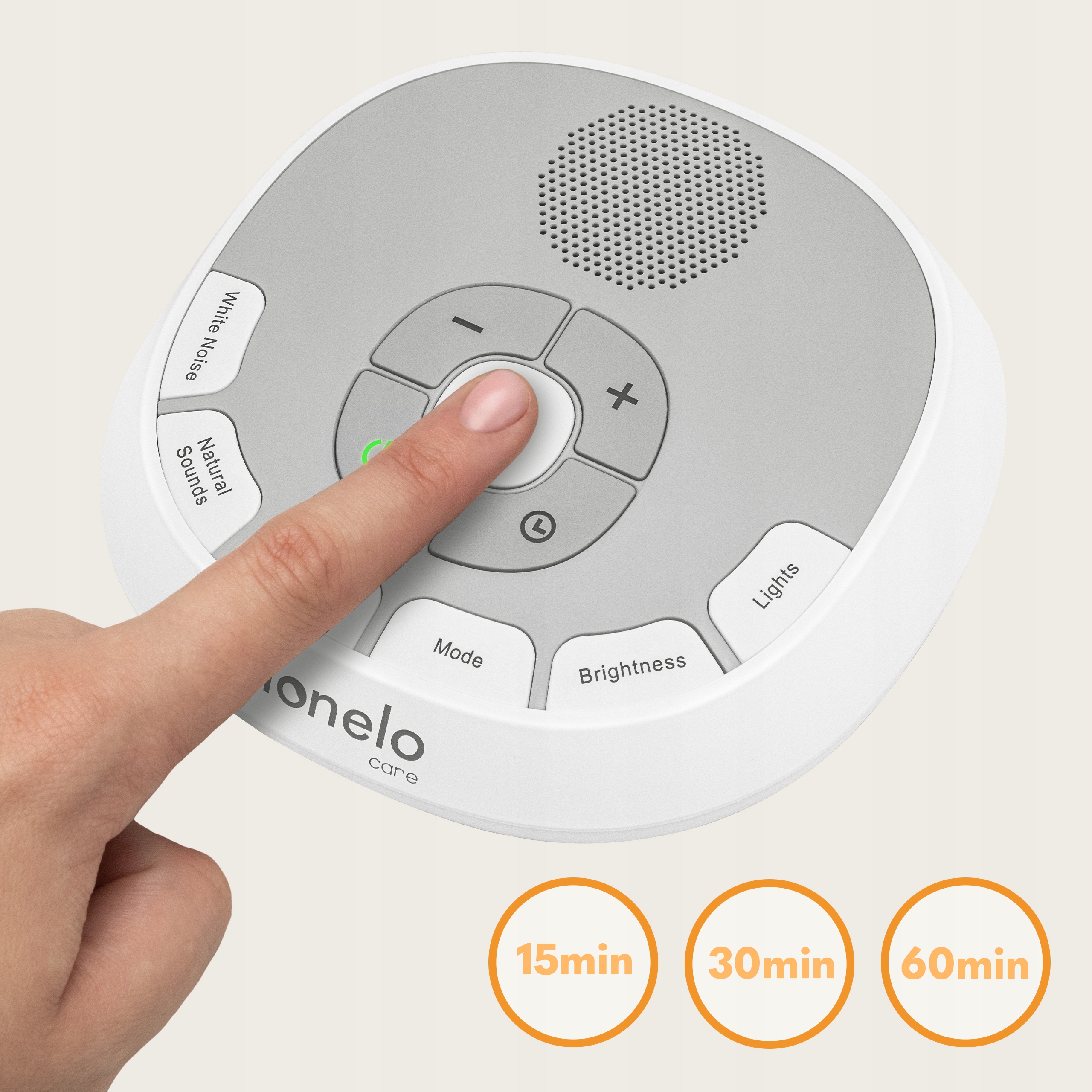 TRAVEL MUSIC BOX ÉJSZAKAI LÁMPA SLEEP BOX RÖGZÍTSD MEG A SZÍVÜLÉST lionelo BabyNap Termék magassága 3,5 cm
