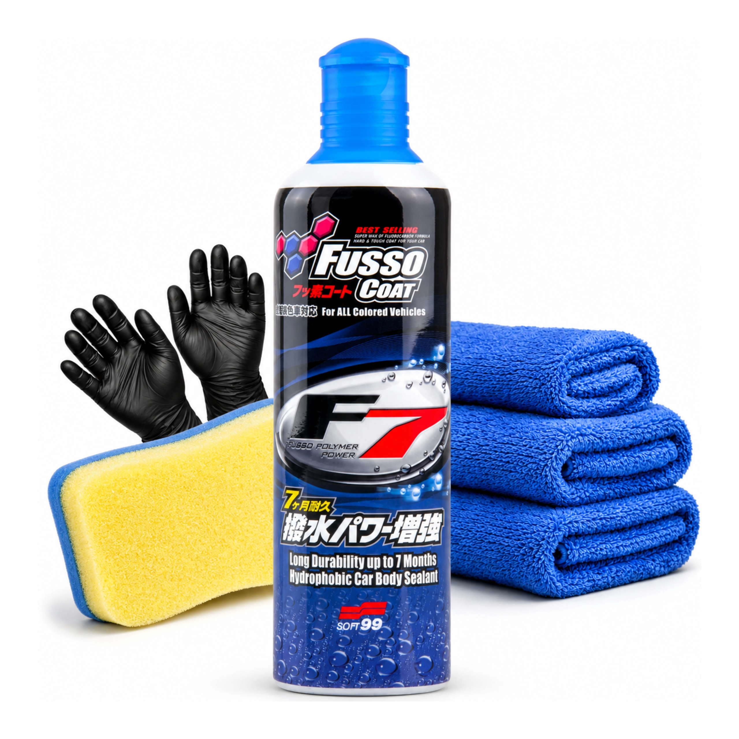 Soft99 Fusso Coat F7 płynny wosk do lakieru 300ml ochrona do 7 miesięcy