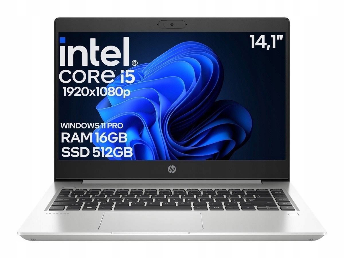 LAPTOP HP ProBook 440 G7 i5 10gen 16 GB RAM 512 GB SSD 14 Windows 11 Pro