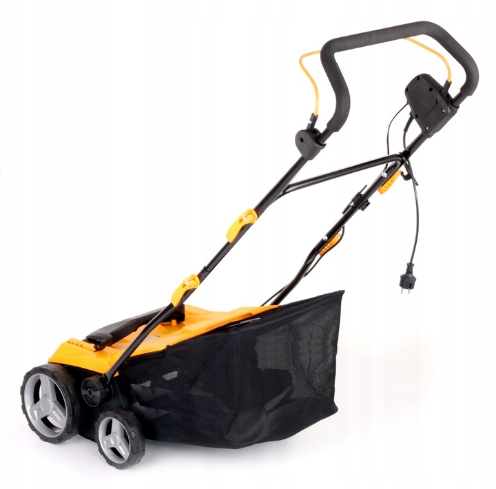 MOCNY Aerator wertykulator John Gardener 380MM 2300W 3W1 MOCNE KOSZ 45L Szerokość robocza 38 cm