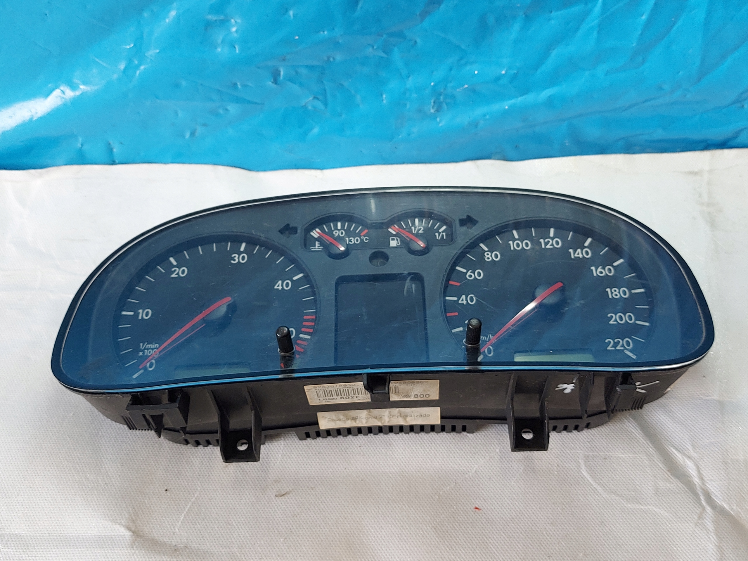 dials clock GOLF IV 1.9 SDI 1J0920802E
