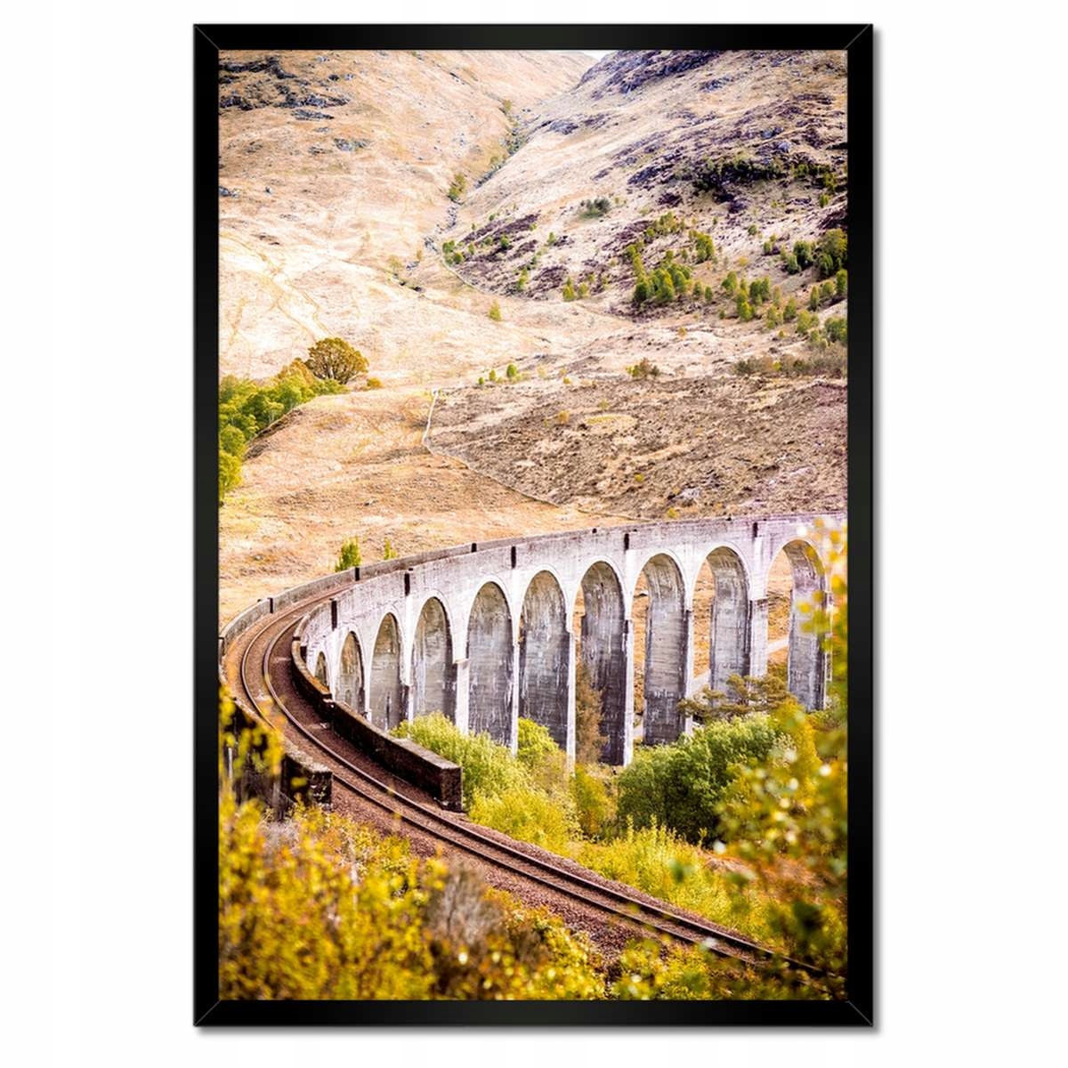 Plakáty v rámu 40x60 Železniční koleje
