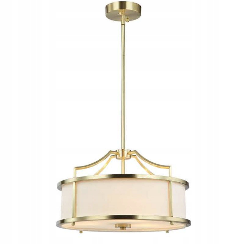 Fenoménní lampa ve zlatě Stanza Old Gold S, lehký lustr do kuchyně a haly