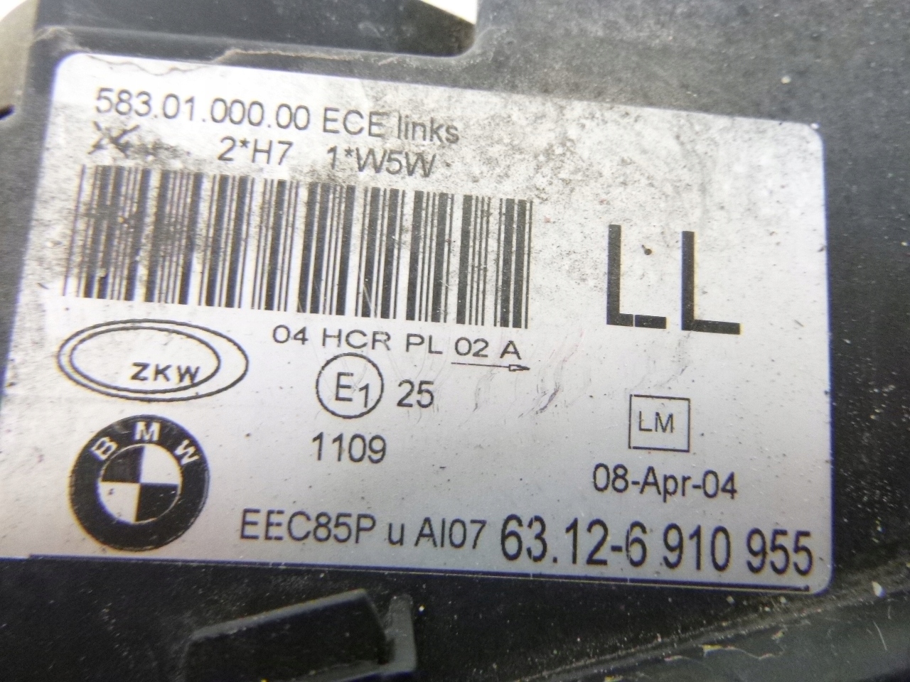 light front BMW E46 Lift 2001r.