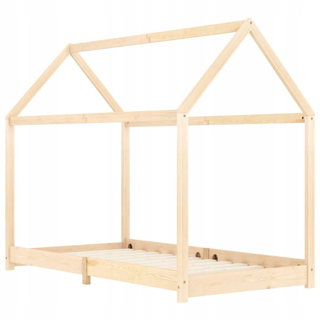 RAMA ŁÓŻKA DZIECIĘCEGO DREWNO SOSNOWE 70X140CM Stan opakowania oryginalne