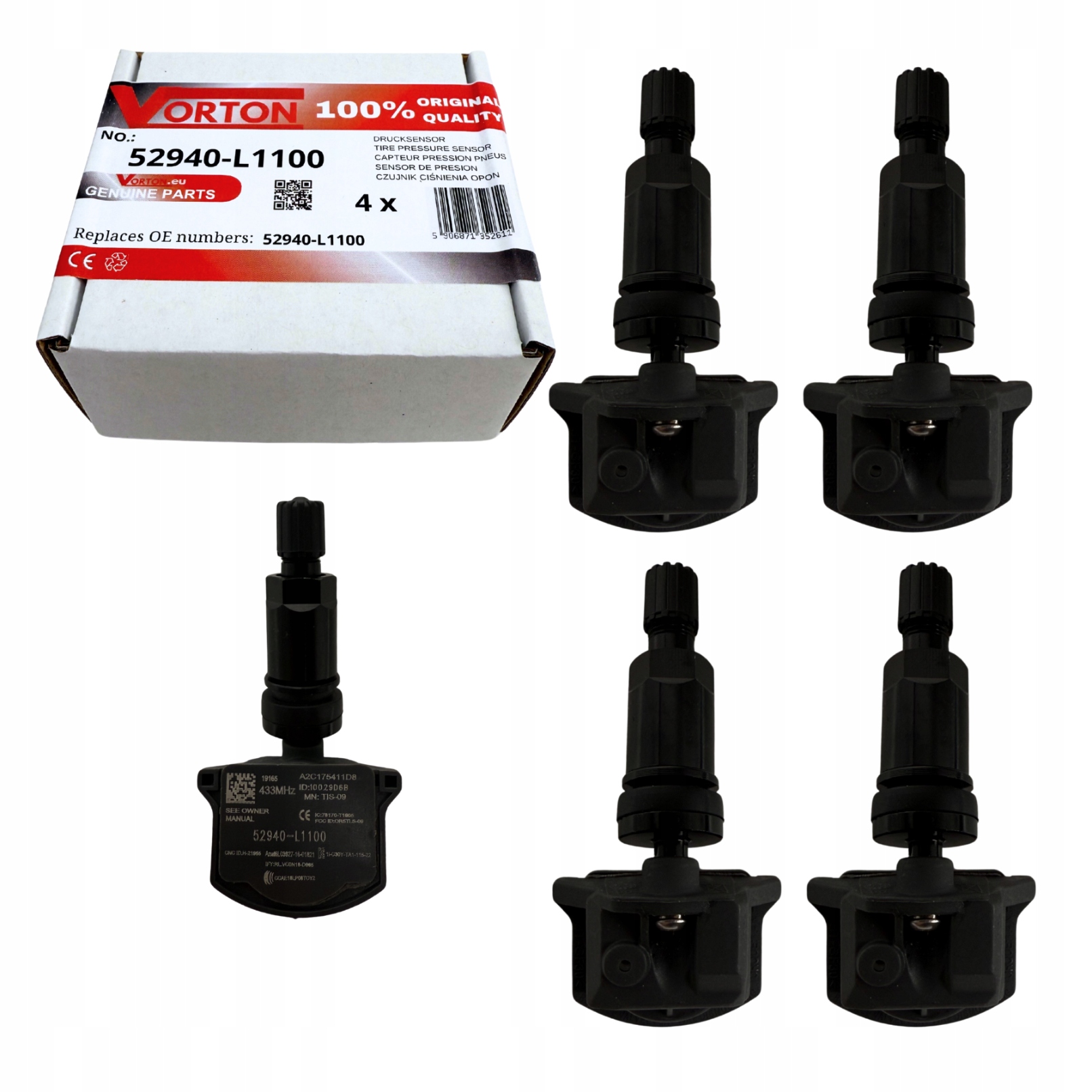 Snímače Tlaku Vzduchu Pneumatiky Kolesá Tpms Hyundai Tucson IV Ioniq 5 Sonata
