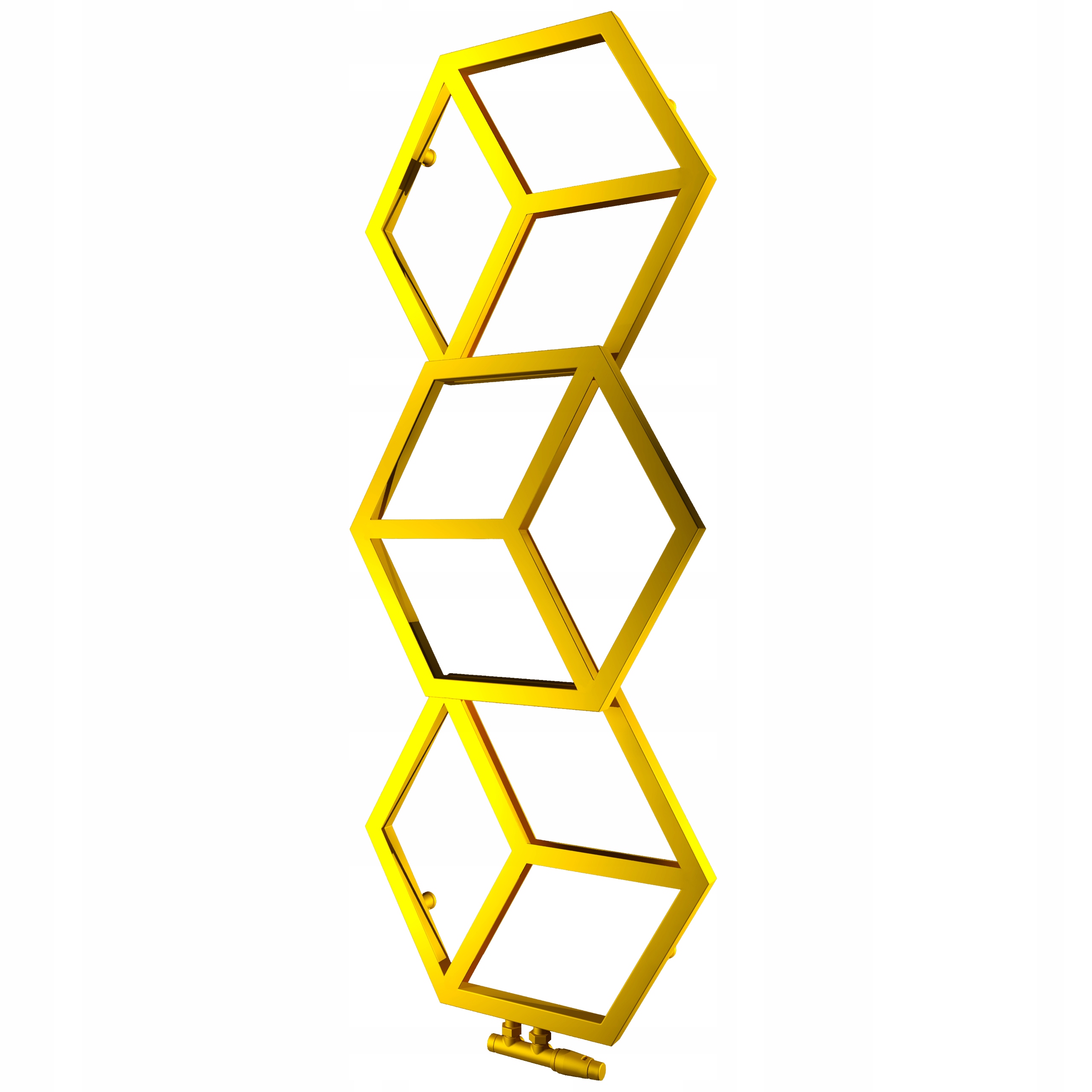 Dekoratívny Radiátor Mercedes H1240 L500 Zlatý