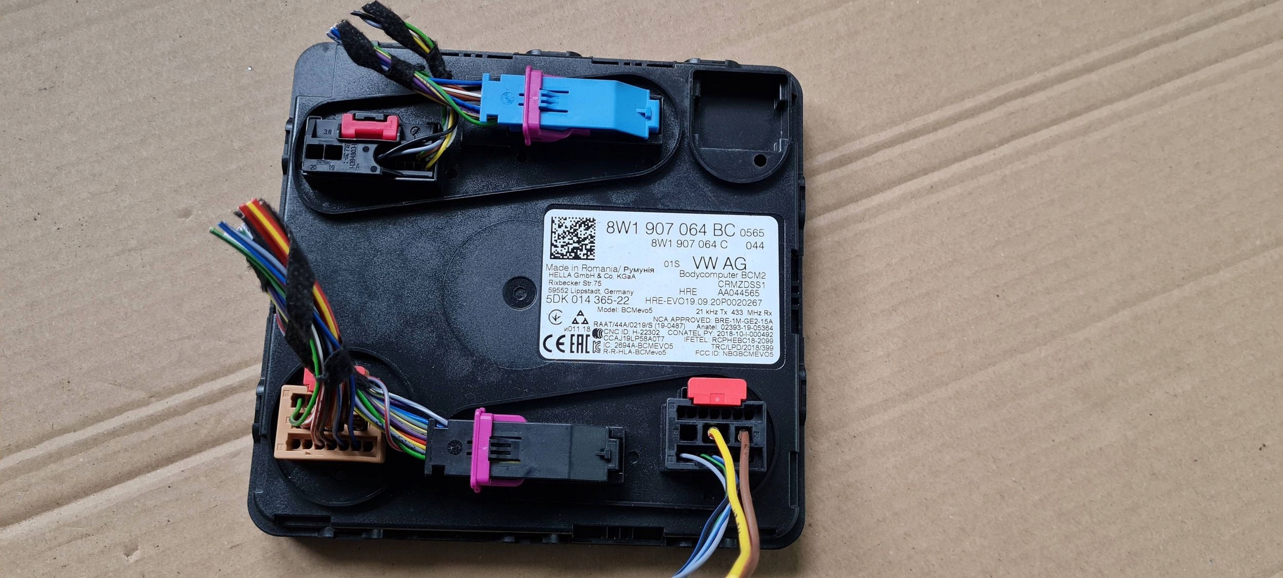 RS5 8W LIFT S5 A5 module control unit KOMFORTU 8W1907064BC S4 B9 8W A4