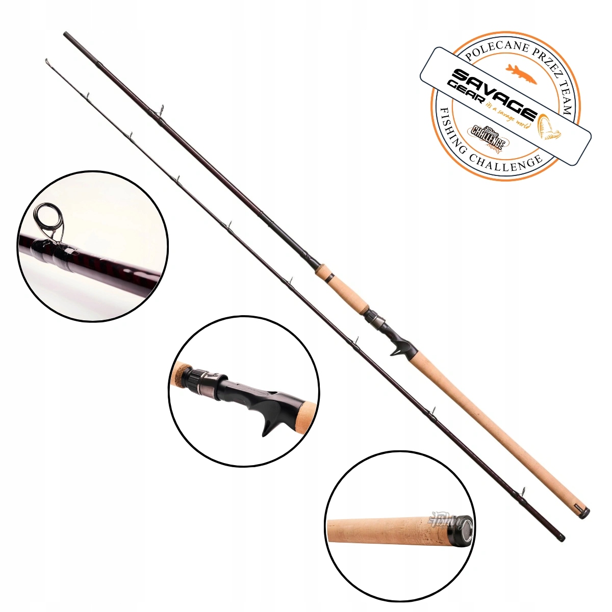 Wędka Castingowa Savage Gear Alpha SG6 Monster 259cm 200-600g Gratis!!!