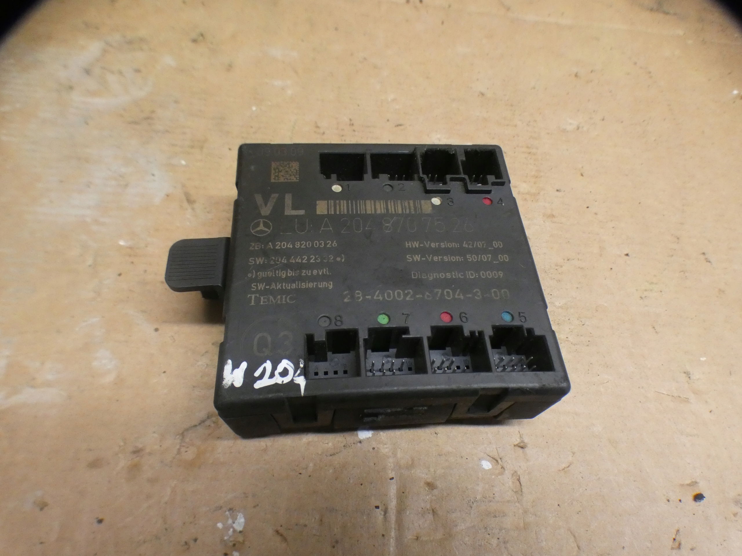 Module Portière Mercedes-Benz C W204 A2048200326