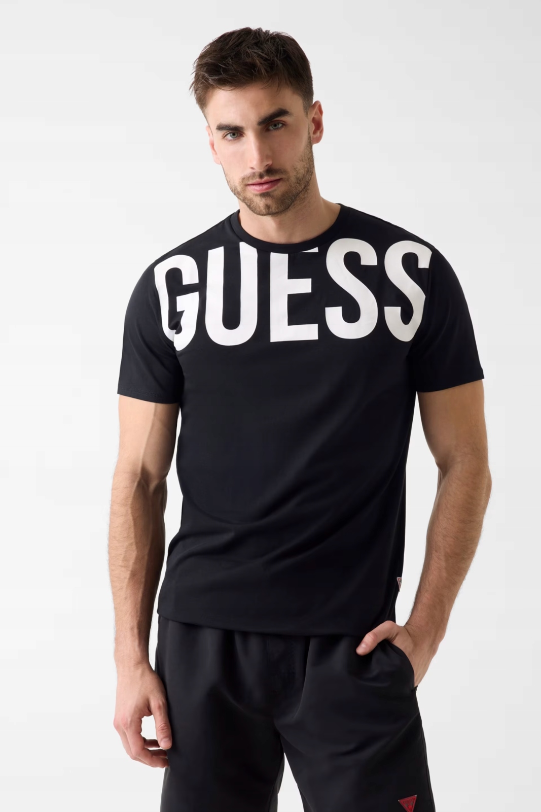 Pánské triko Guess cn ss ultra logo t-shirt