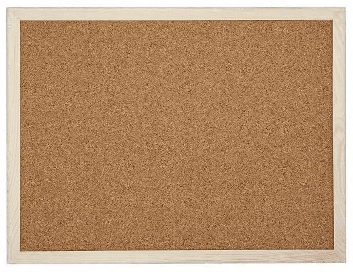 Tablica korkowa 60x90 drewno PINEZKI GRATIS
