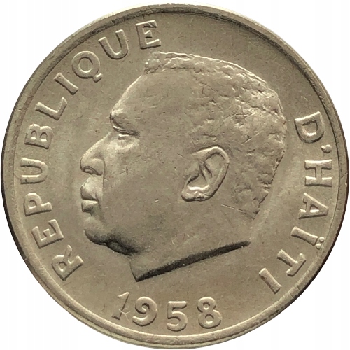 58972. Haiti, 5 centymów, 1958r.