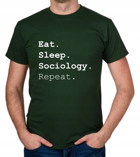 

koszulka Eat Sleep Sociology Repeat prezent