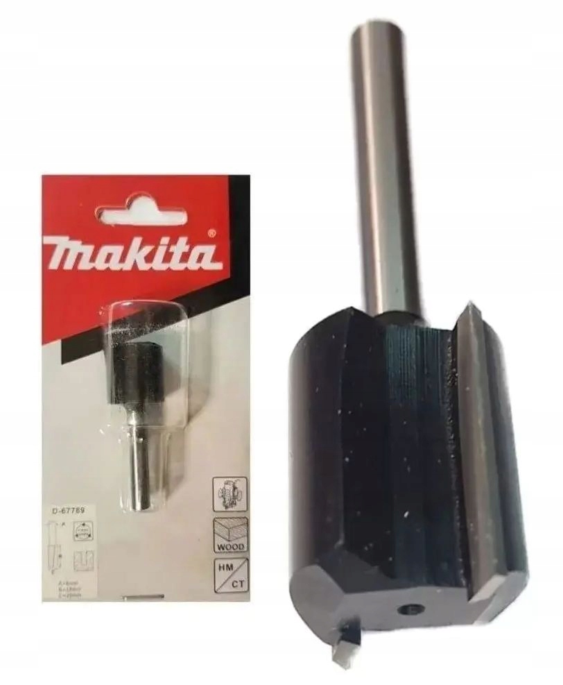 

Frez prosty 20 mm x 51 mm trzpień 6mm 2 Ostrza