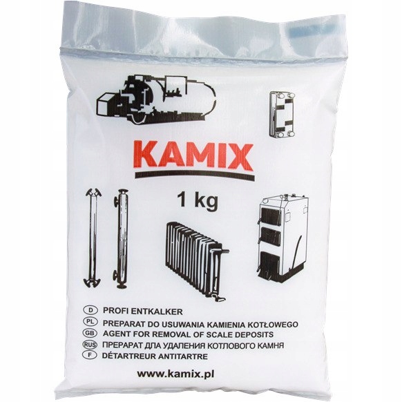 Levně Přípravek na odstranění kotlového kamene Kamix odvápňovač 1kg
