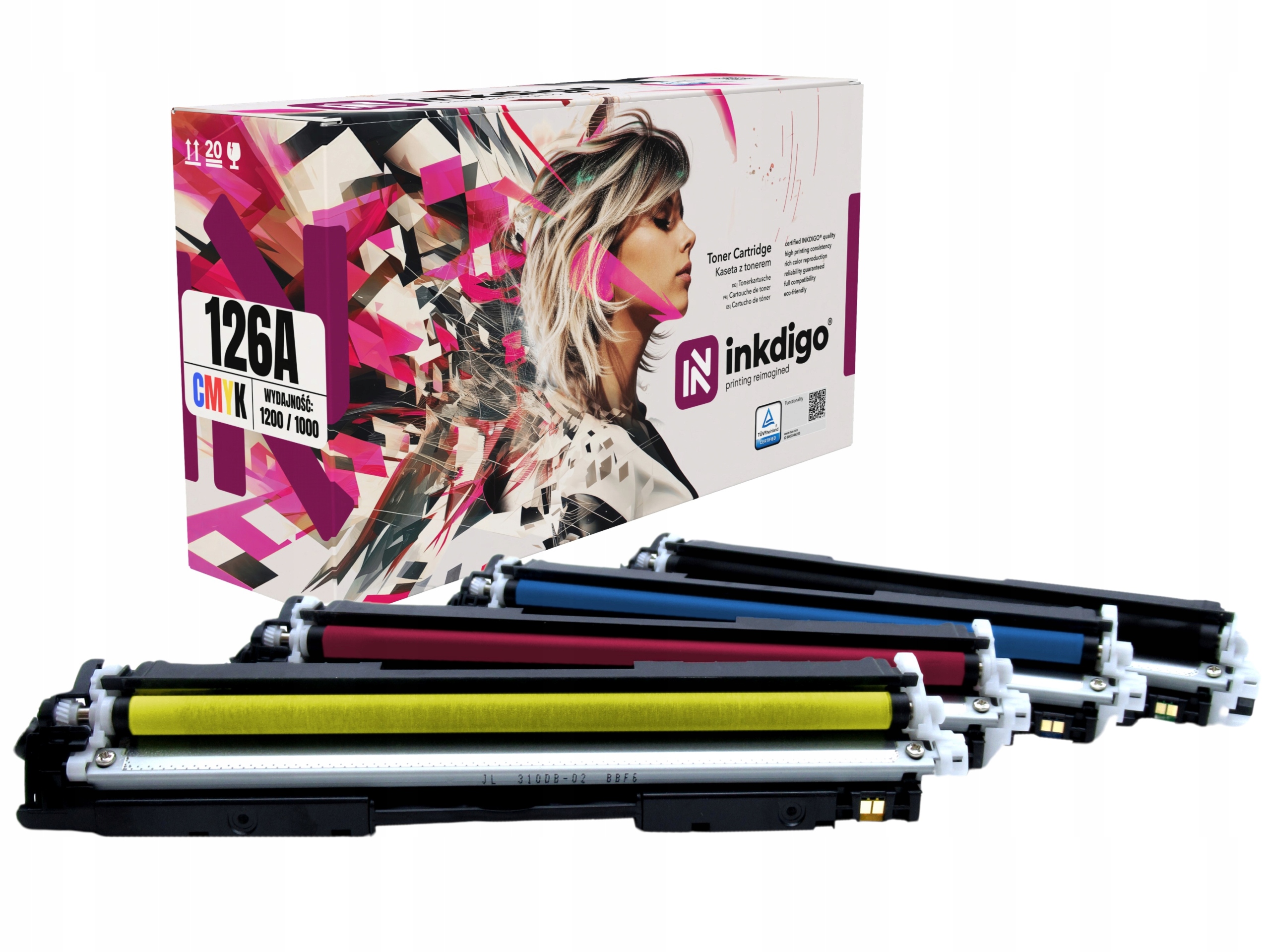 CE310A Hp 125A XL 4x toner do tiskárny Hp Color LaserJet CP1025 CP1025nw
