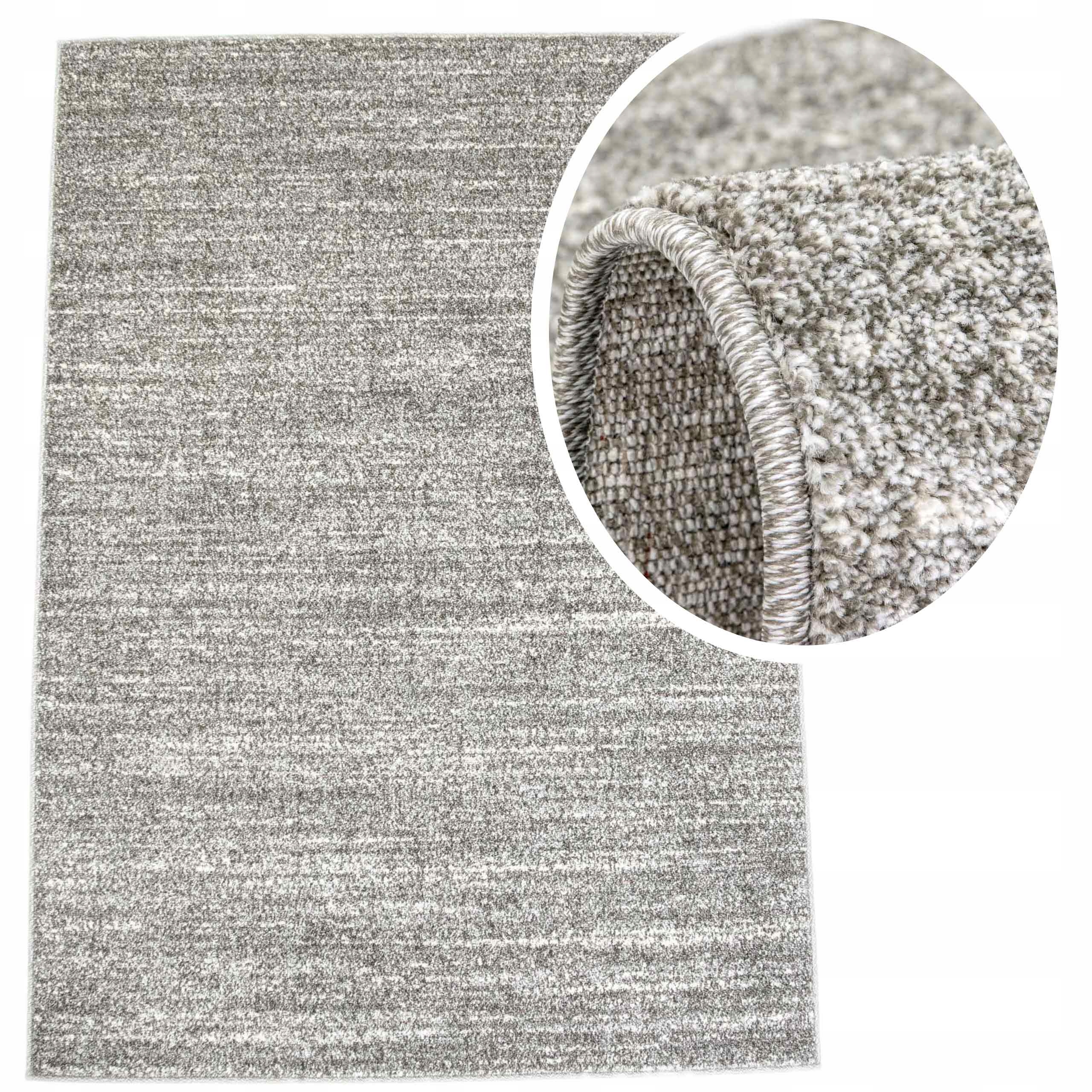 

Dywan Do Salonu 180x260 Jasno Szary Ombre