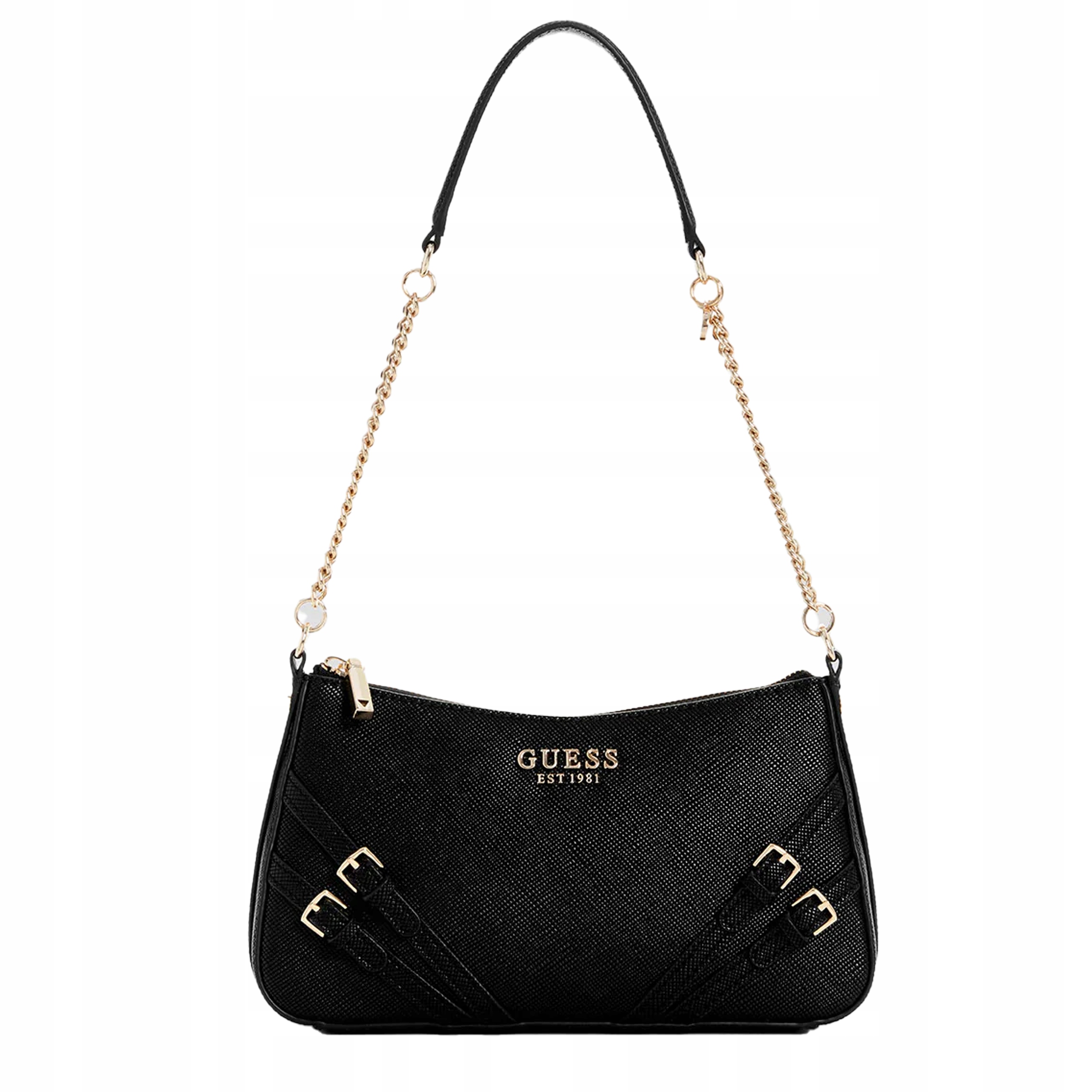 Guess Dámská černá kabelka přes rameno Eko Kůže Malá Kabelka Přes Rameno