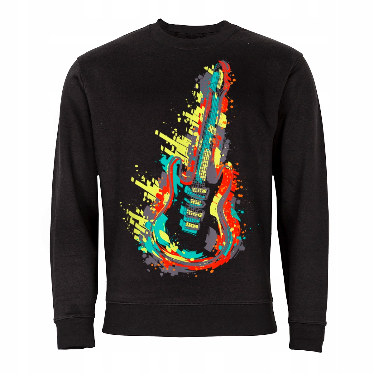 

Czarna Bluza Muzyczna Dla Muzyka Gitara Basowa