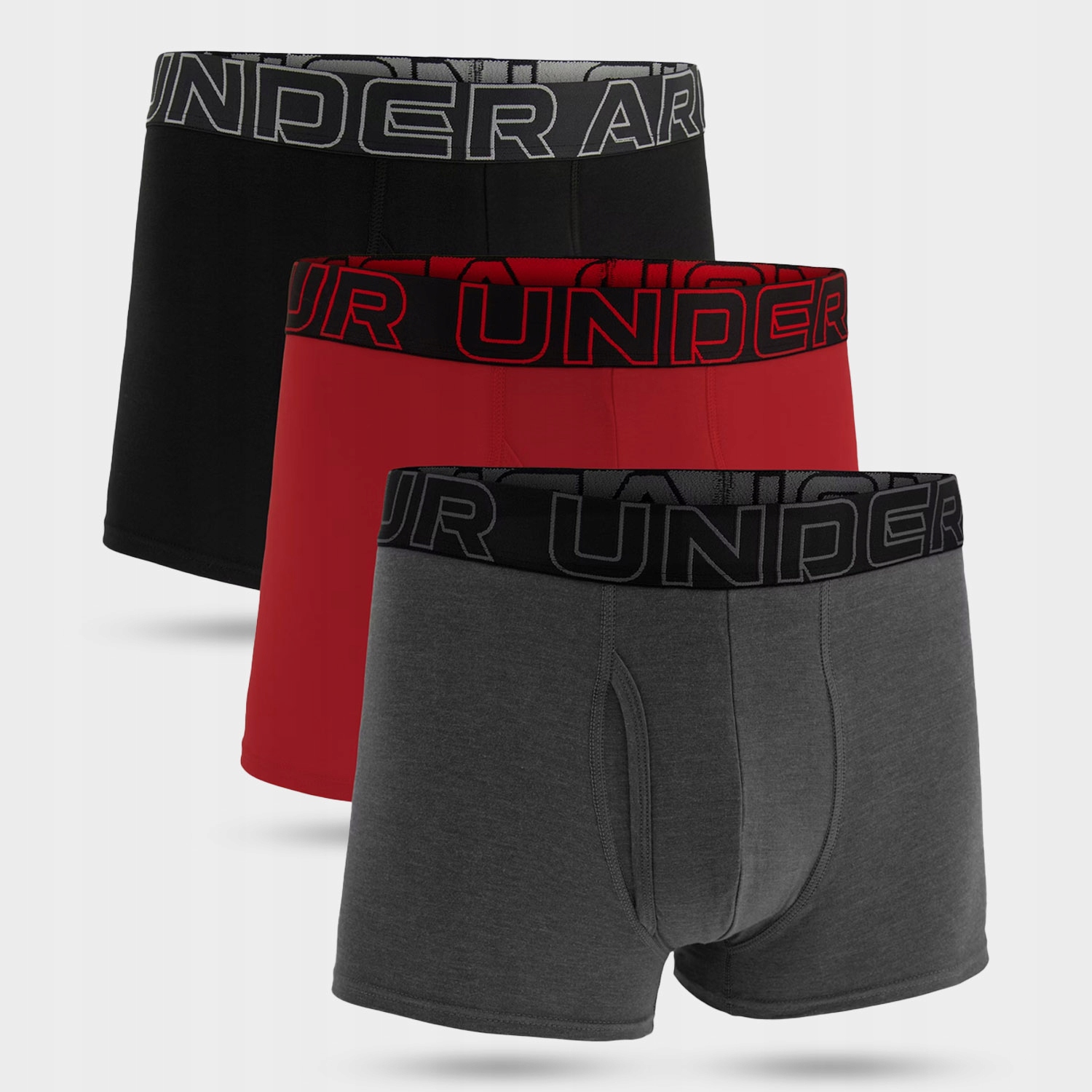 Boxerky M Ua Perf Cotton 3in-GRY