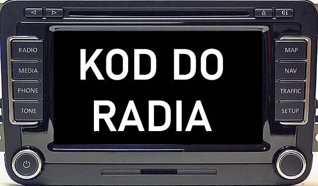 Radio samochodowe VW AUDI rozkodowanie radia 2-DIN