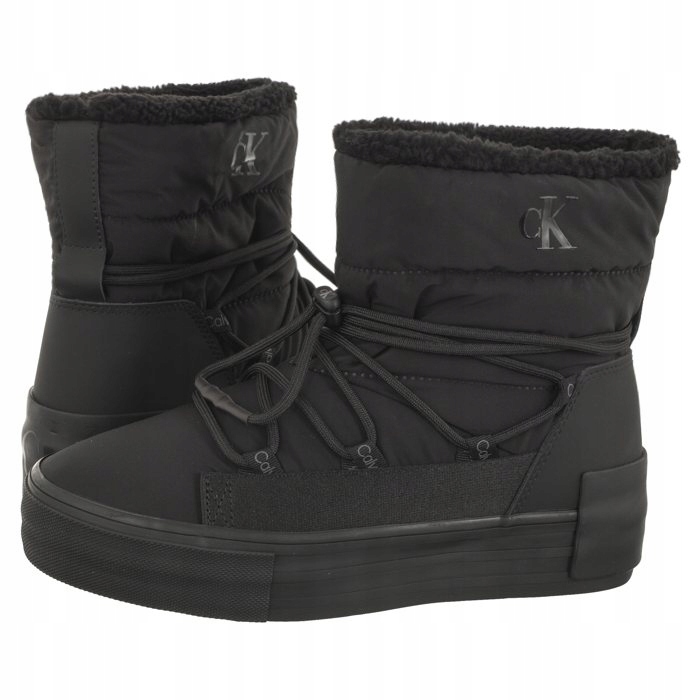 Buty Śniegowce Calvin Klein Snow Boot Czarne