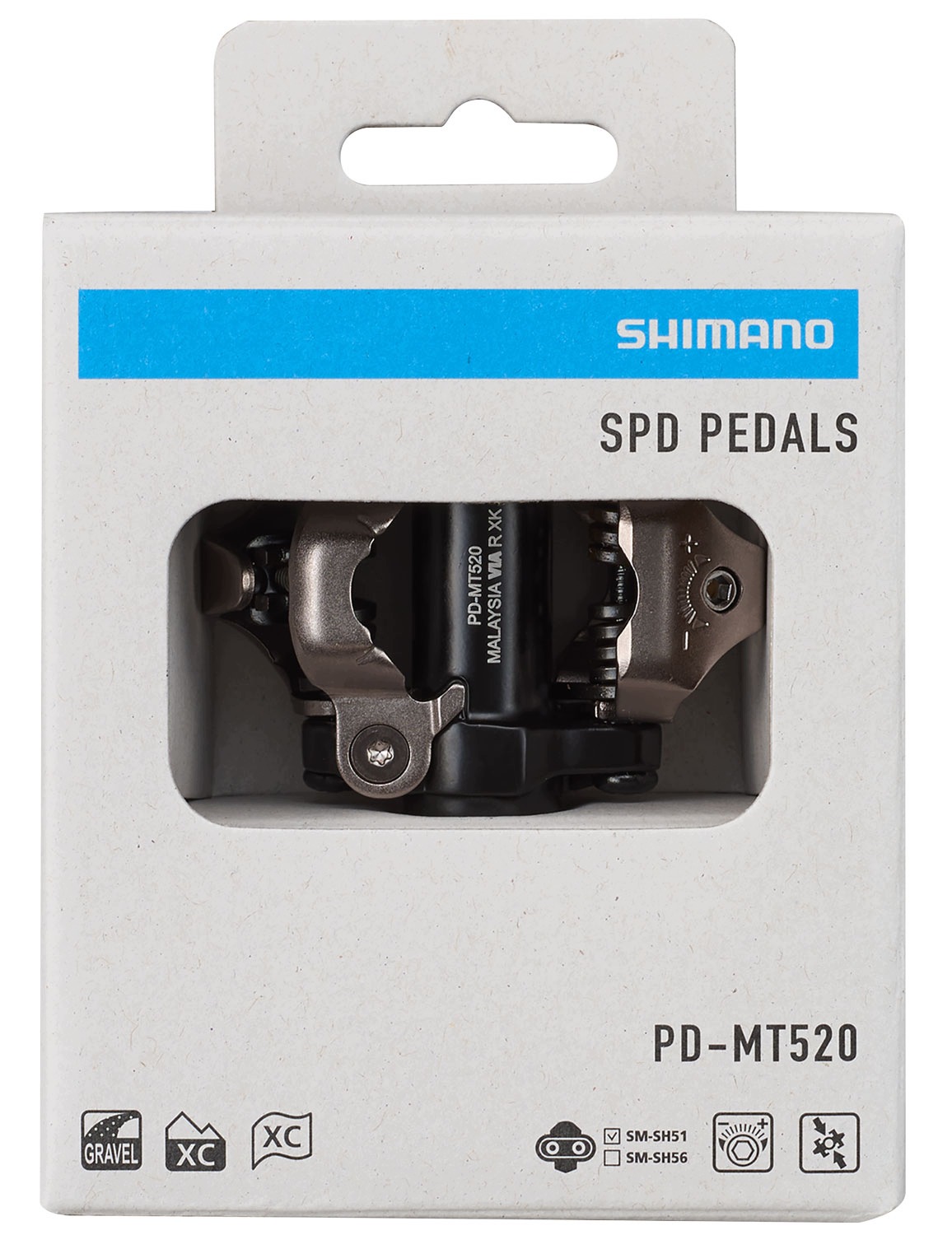 Pedały Spd Shimano PD-MT520 czarne