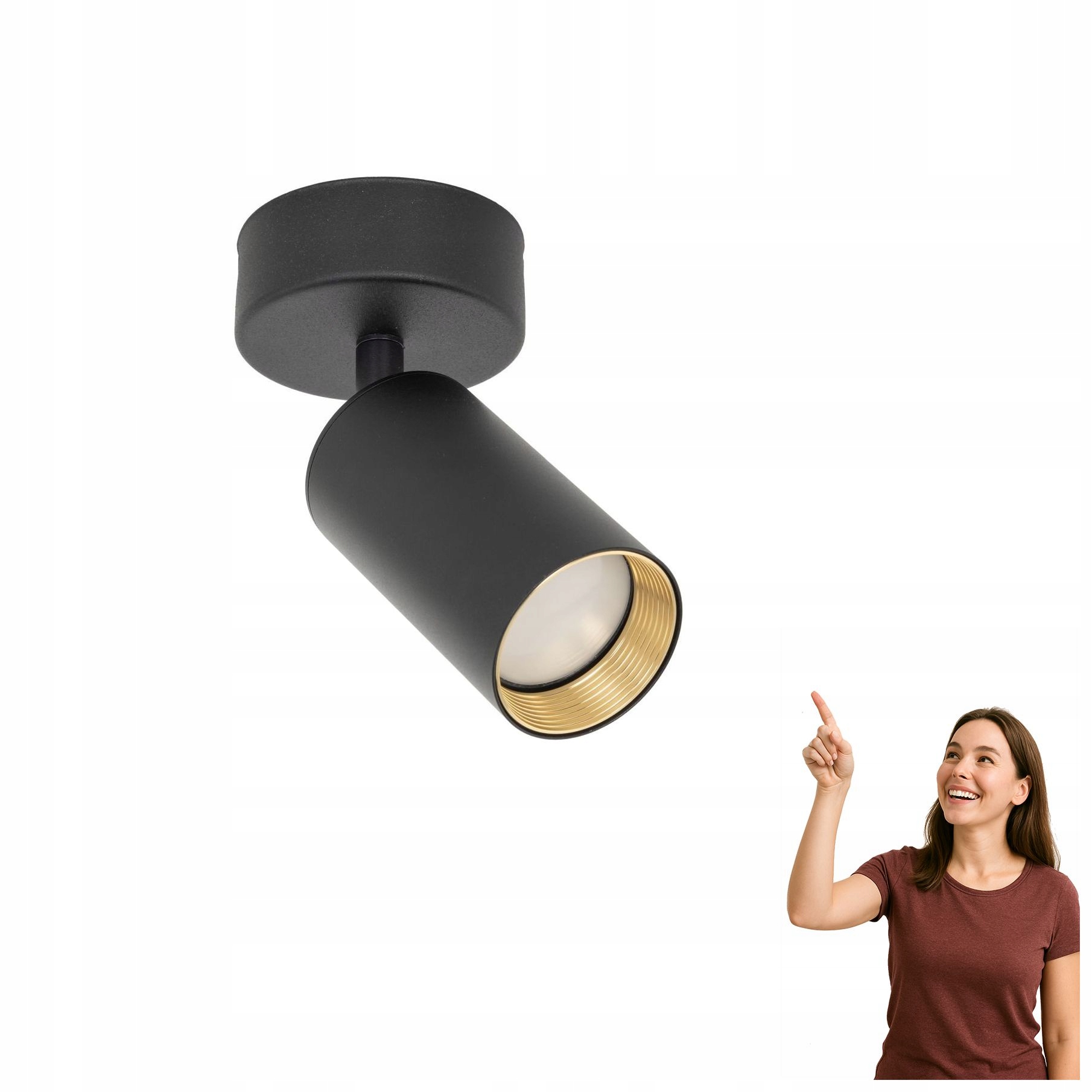 Spotová reflektorová lampa Amis Black 10793 Tk Lighting