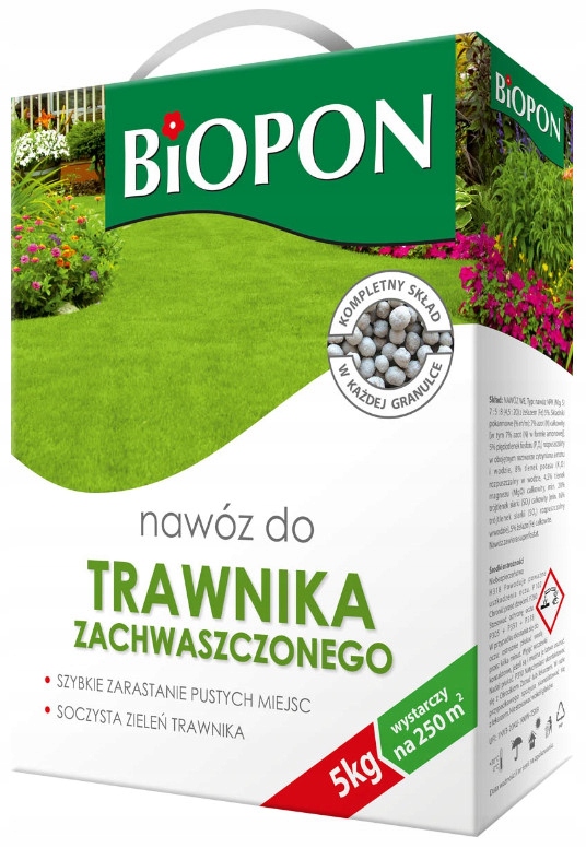 

Biopon Nawóz do trawnika trawy na chwasty 5kg