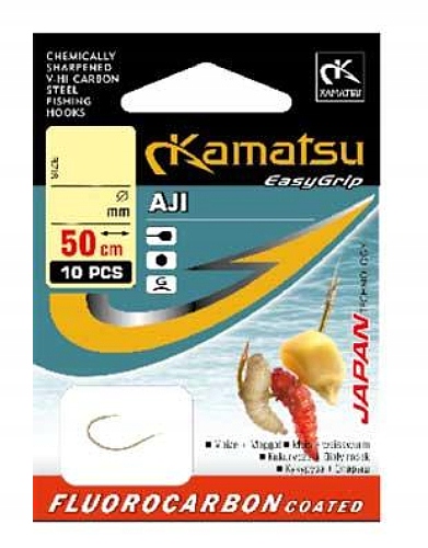 Przypon Kamatsu Fc 50cm Biały robak i Kukurydza Aji rozmiar10