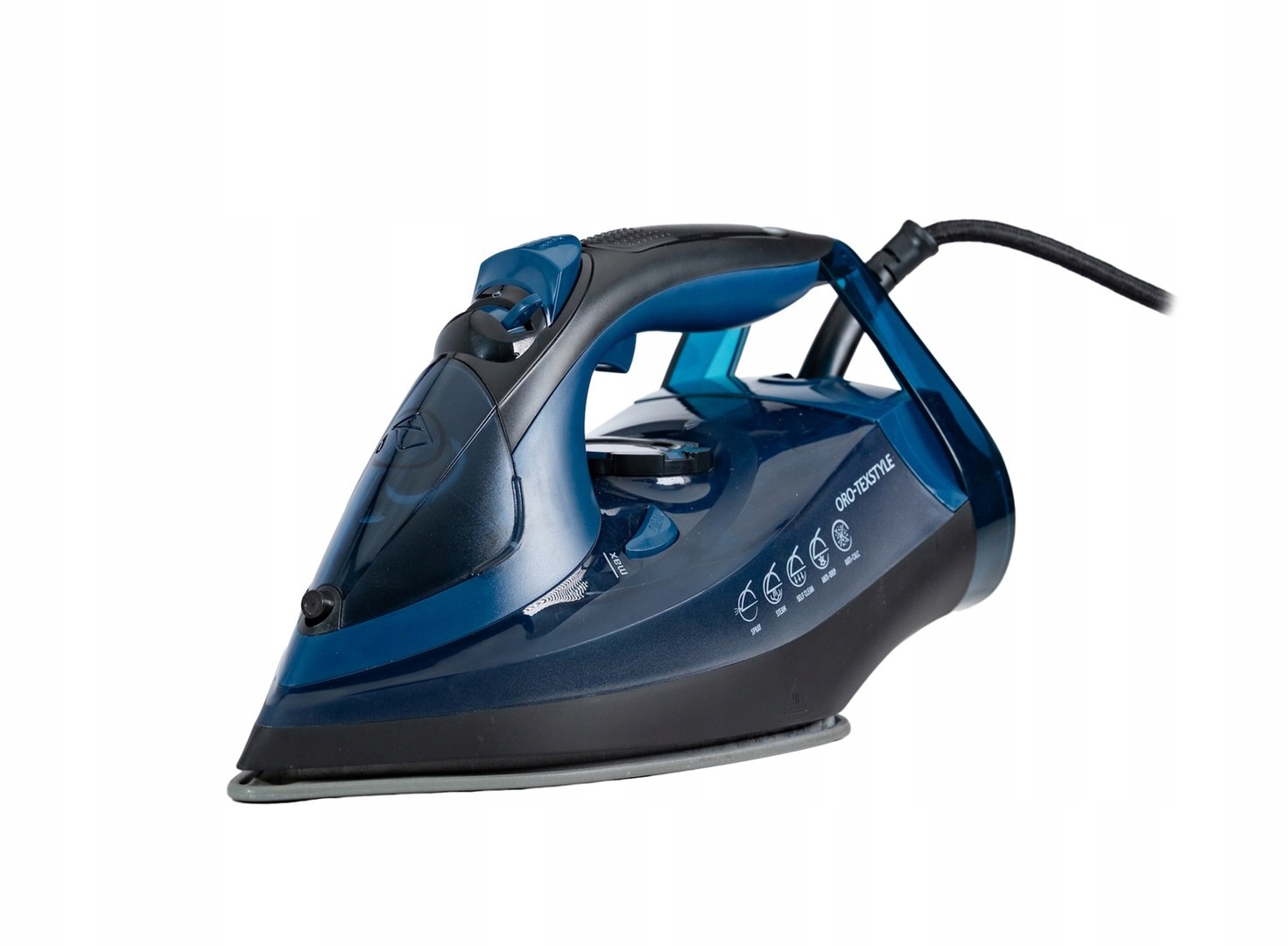 Żelazko z generatorem pary ORO-TEXSTYLE OROMED Kolor dominujący niebieski