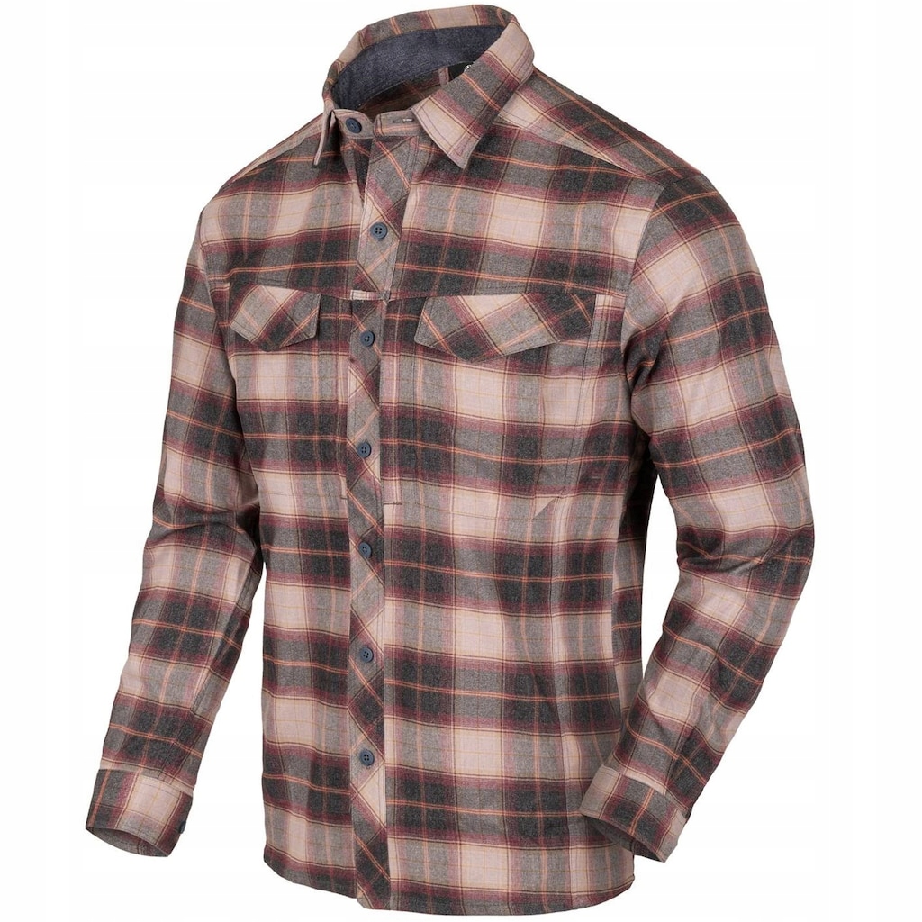 Pánská kostkovaná košile Helikon-Tex Defender Mk2 Pilgrim Rust Plaid 3XL