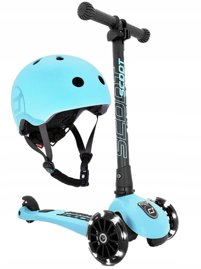 ZESTAW SCOOT AND RIDE BLUEBERRY HULAJNOGA Highwaykick 3 + KASK LED S-M 3L+ Marka Scoot and Ride
