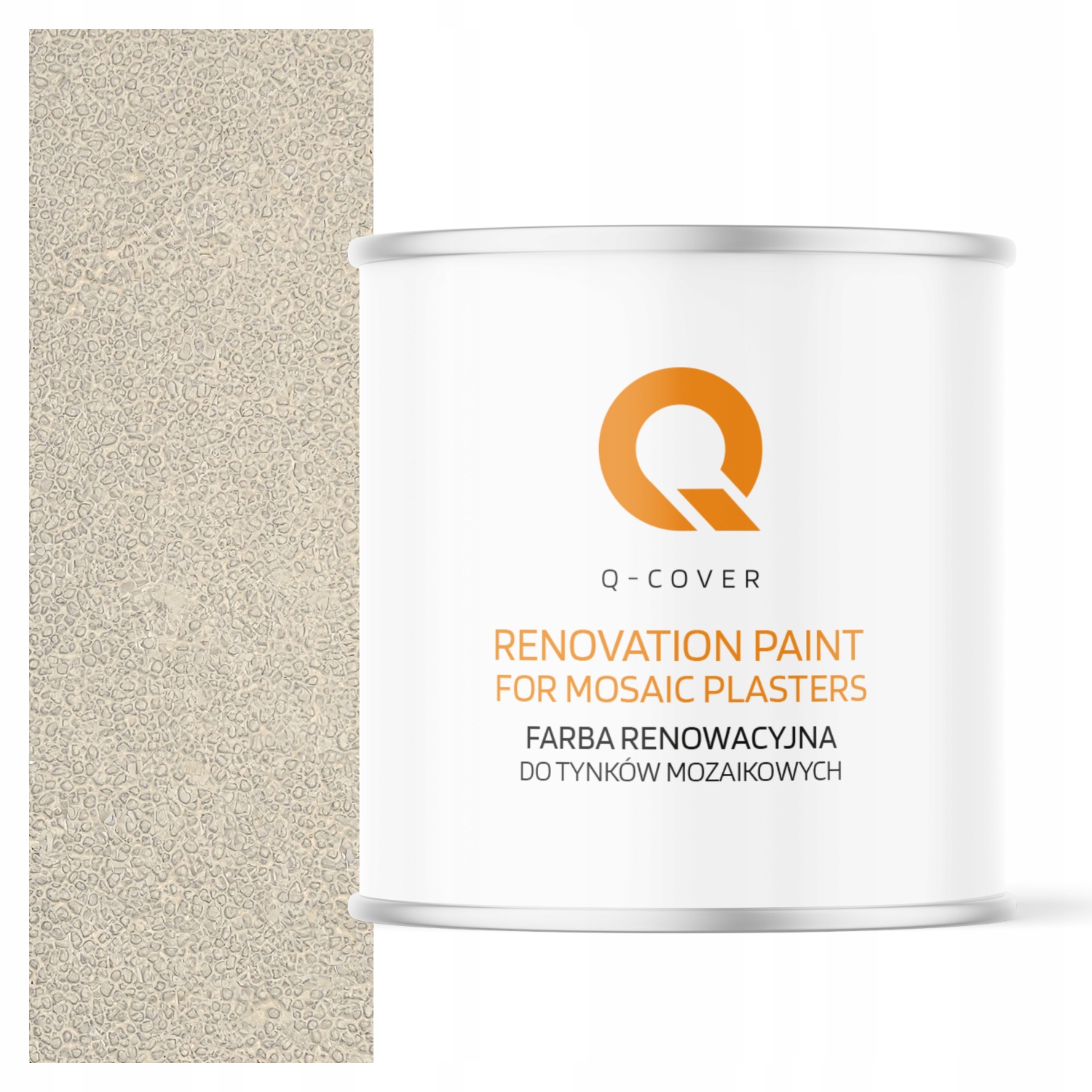 Barva na mozaikovou omítku Renovační 2.5L Obnova Bílá Alpská Ral 9010