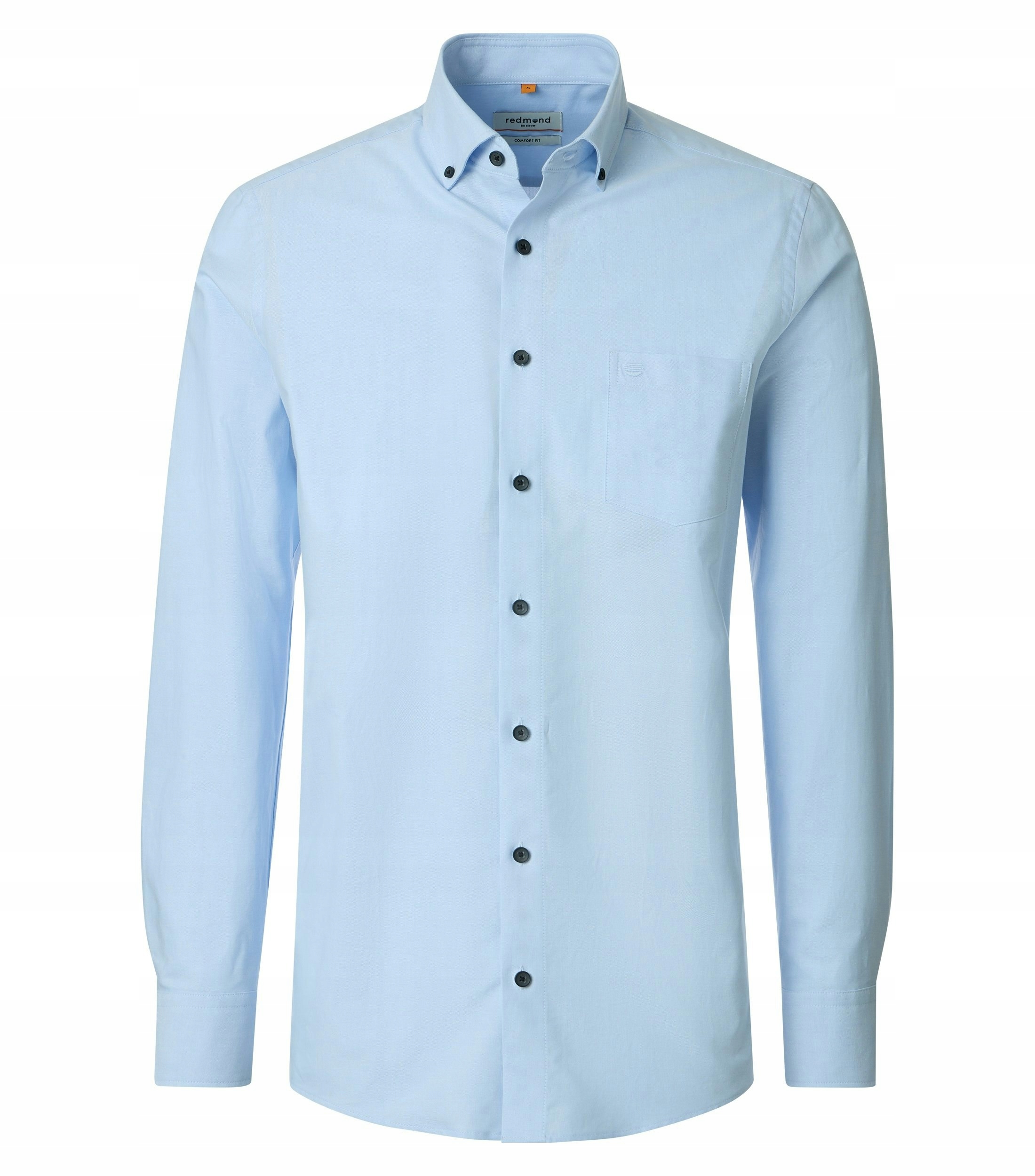 Redmond Velké Rozměry Ležérní Košile Modrá Dlouhý Rukáv 3XL 154 cm