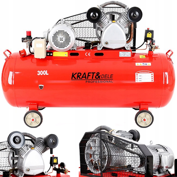 

Kompresor 2 Tłokowy 400V Olejowy Sprężarka 300L 8