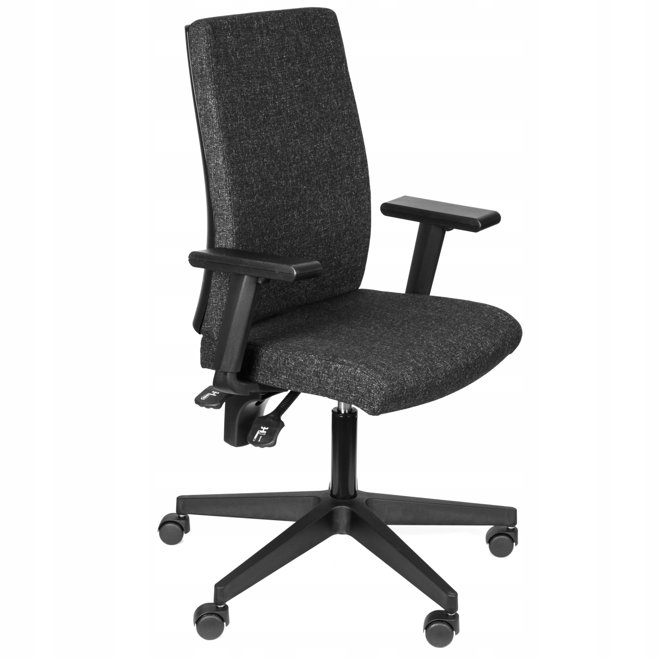 FOTEL BIUROWY OBROTOWY I-LINE CZARNY EF002 Nowy-St