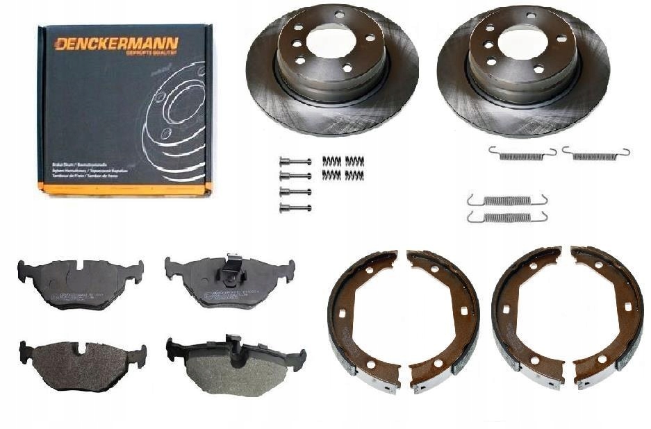 Kotouče Čelisti Bmw 5 E39 Zadní Sada 298 M Plné