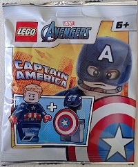 Lego Avengers 3/2021 +KAPITAN AMERYKA sh741-242106 Wydawnictwo Blue Ocean Entertainment Polska