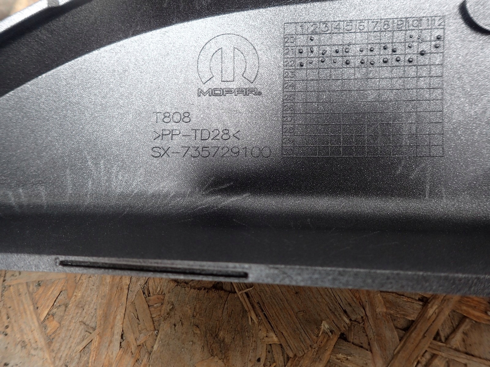 moulding threshold left FIAT TIPO CROSS 2021- 735729100