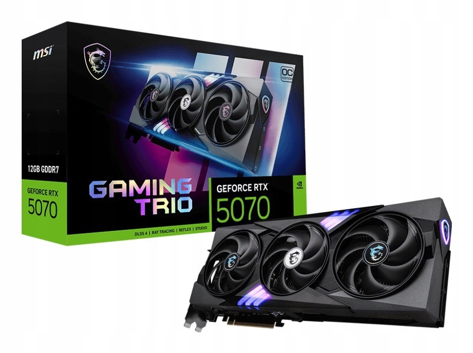 Karta graf. Msi Rtx 5070 12G Gaming Trio Oc