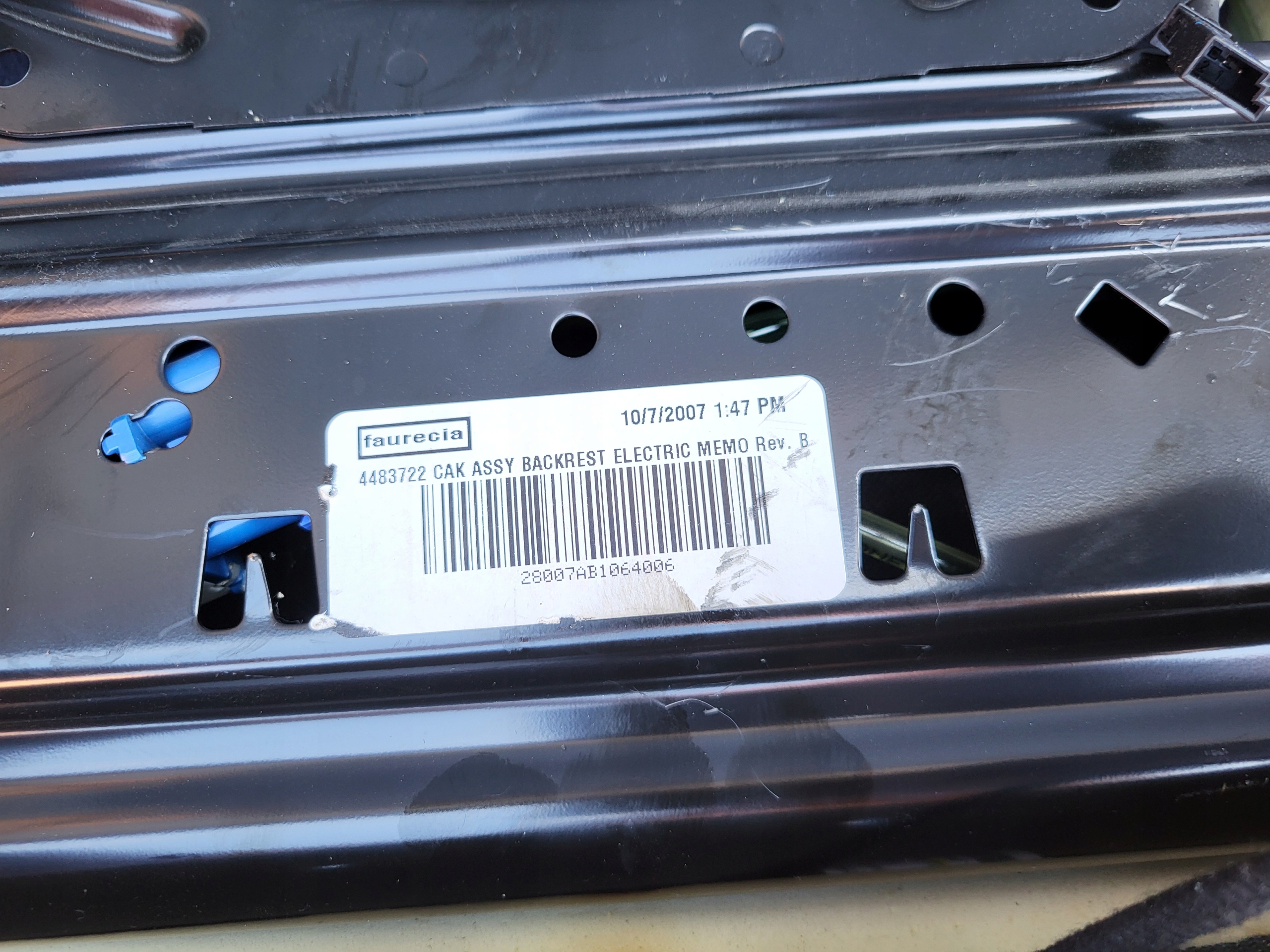 диффузор кресло передний левый BMW X5 E70 X6 E71 кожа oe европа