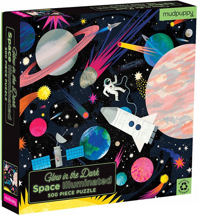 

Kosmos puzzle świecące w ciemności 500el Mudpuppy