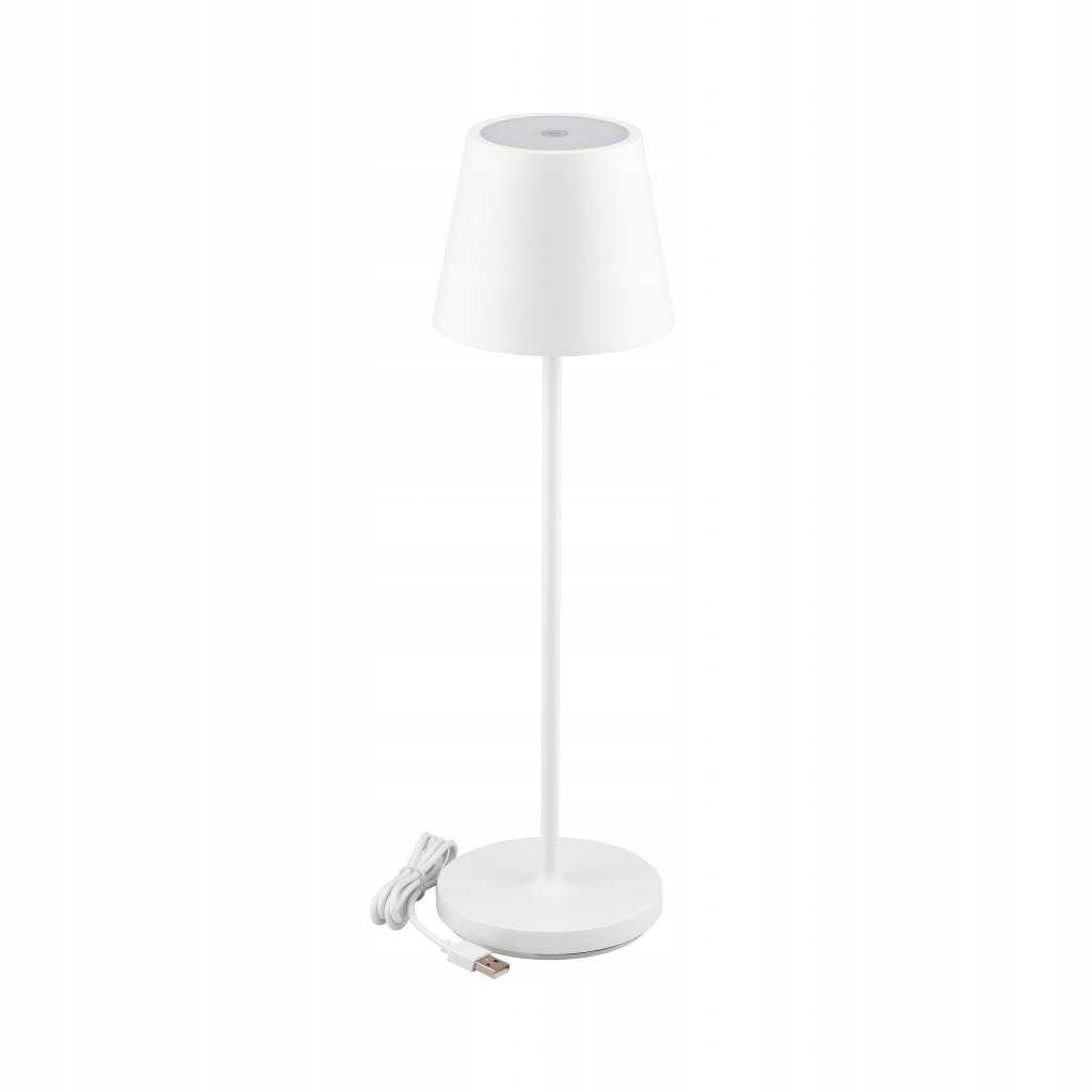 V-tac Stolní noční lampa 2W Led 38 Cm nabíjení stmívání IP54 bílá