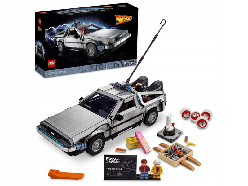LEGO ICONS 10300 Wehikuł czasu z Powrotu do przyszłości