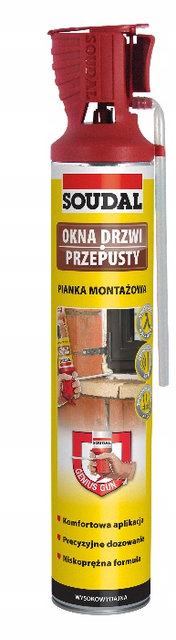

Soudal Pianka Montażowa Genius Gun z Aplikatorem