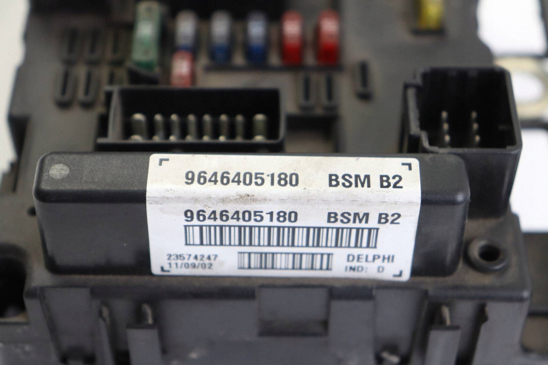 CITROEN PEUGEOT module compartment control unit BSM 9646405180